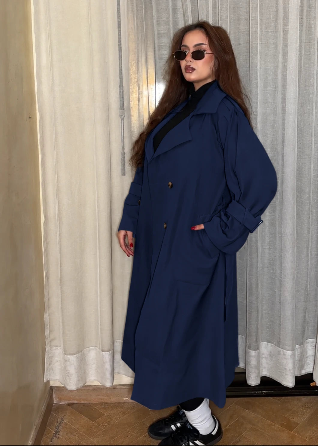 Trench Royal Premium – Trench Long Femme Chic & Élégant | 4 Coloris