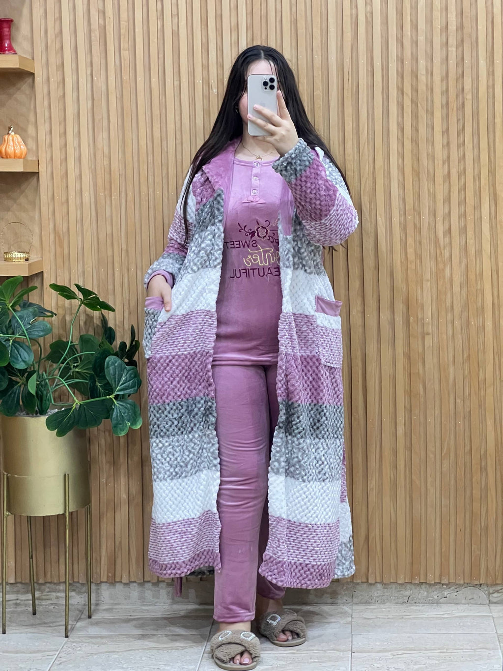 Déstockage_____3Piece Pyjama+Peignoir