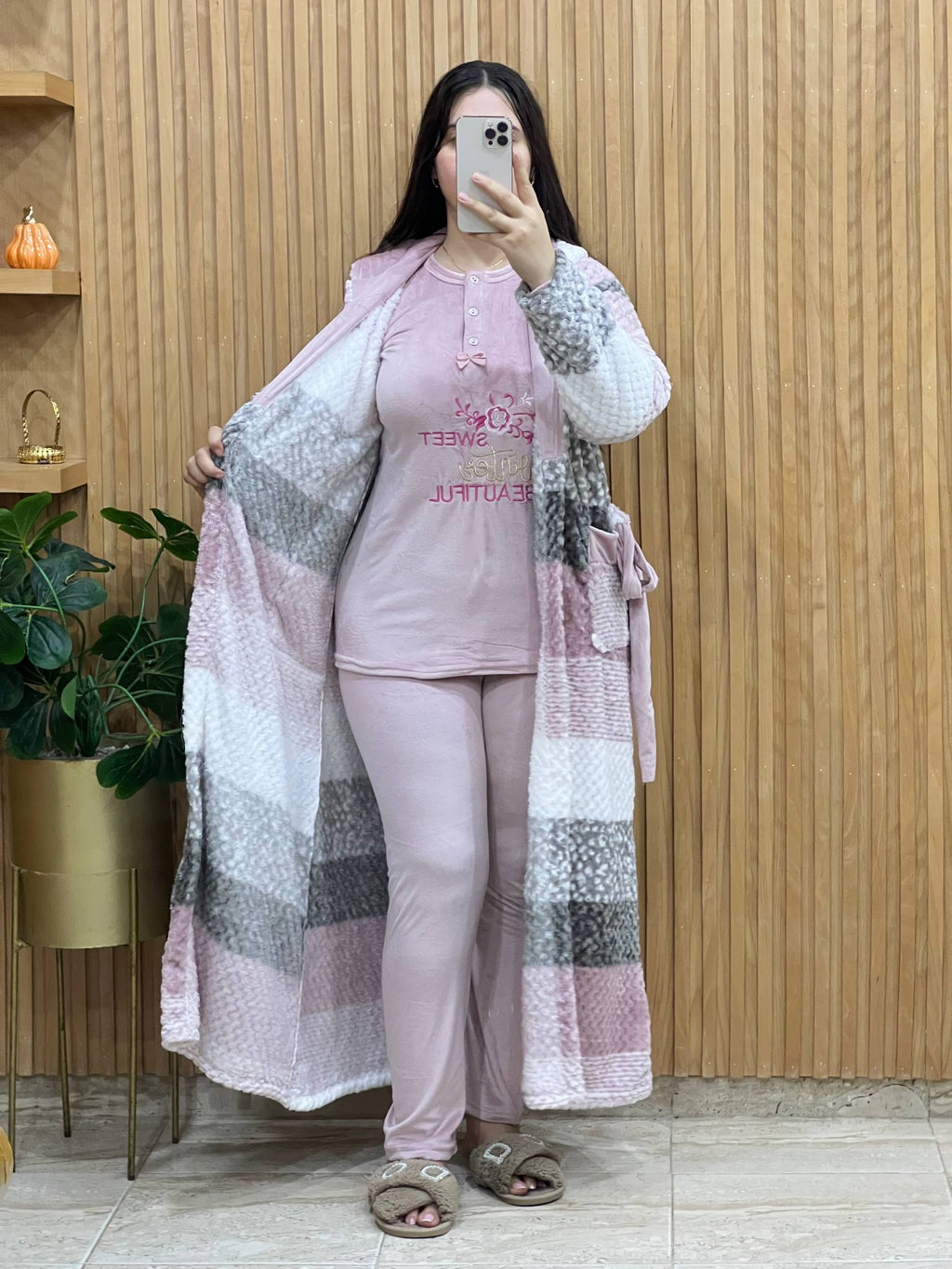 Déstockage_____3Piece Pyjama+Peignoir