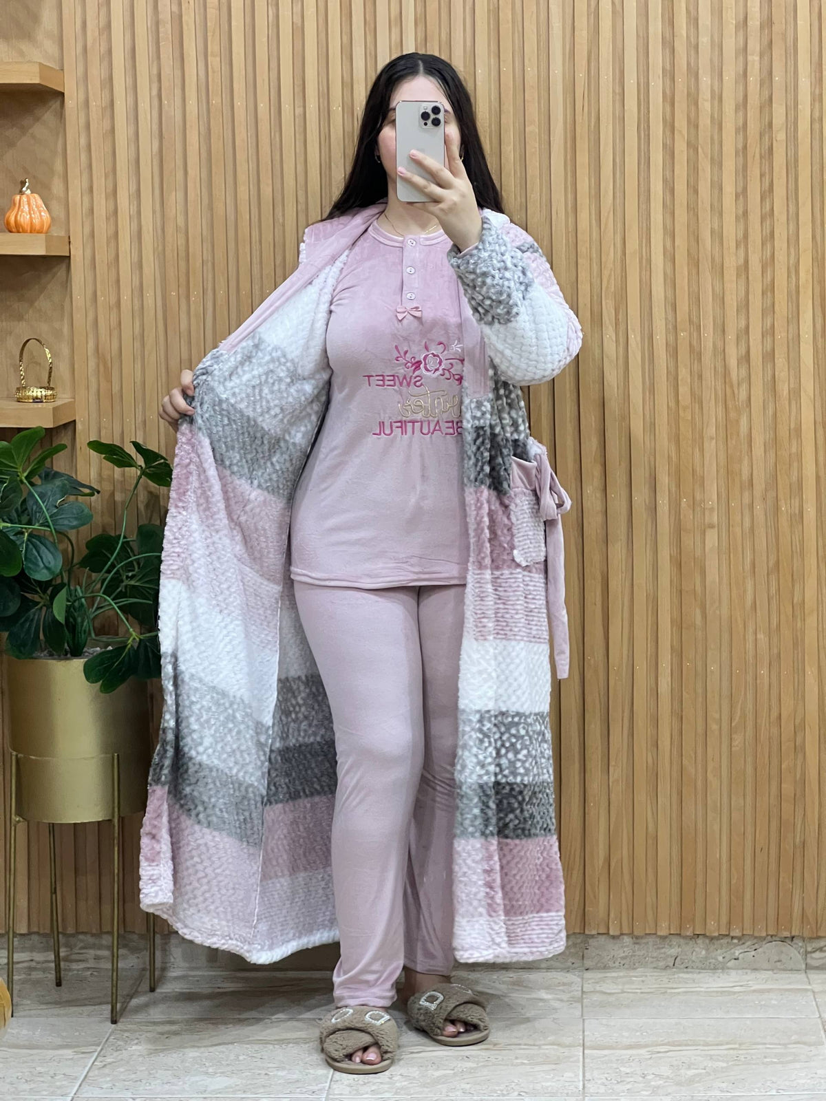 Déstockage_____3Piece Pyjama+Peignoir