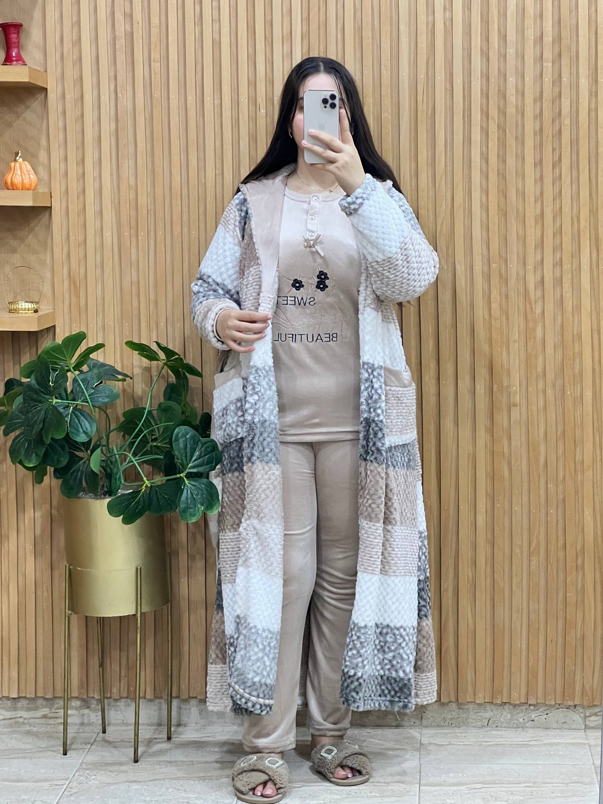 Déstockage_____3Piece Pyjama+Peignoir