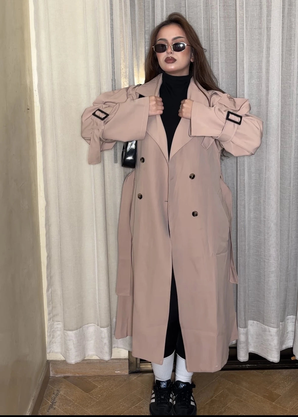 Trench Royal Premium – Trench Long Femme Chic & Élégant | 4 Coloris