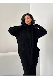 Ensemble 3 Pièces Femme – Maille Tendance & Style Raffiné